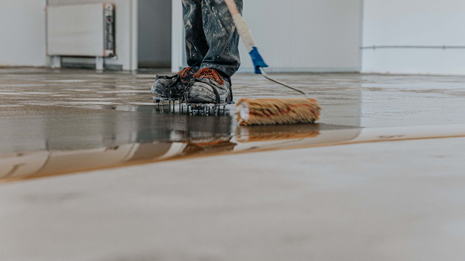 Application de résine technique